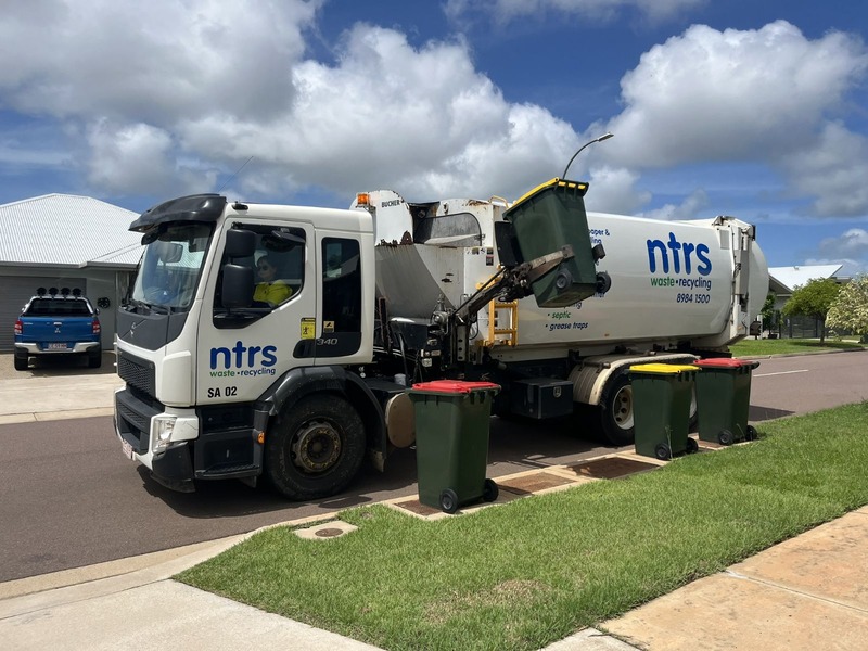 recycling truck in darwin